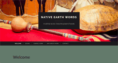 Desktop Screenshot of nativeearthwords.com