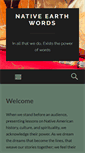 Mobile Screenshot of nativeearthwords.com