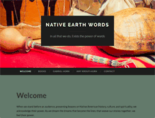 Tablet Screenshot of nativeearthwords.com